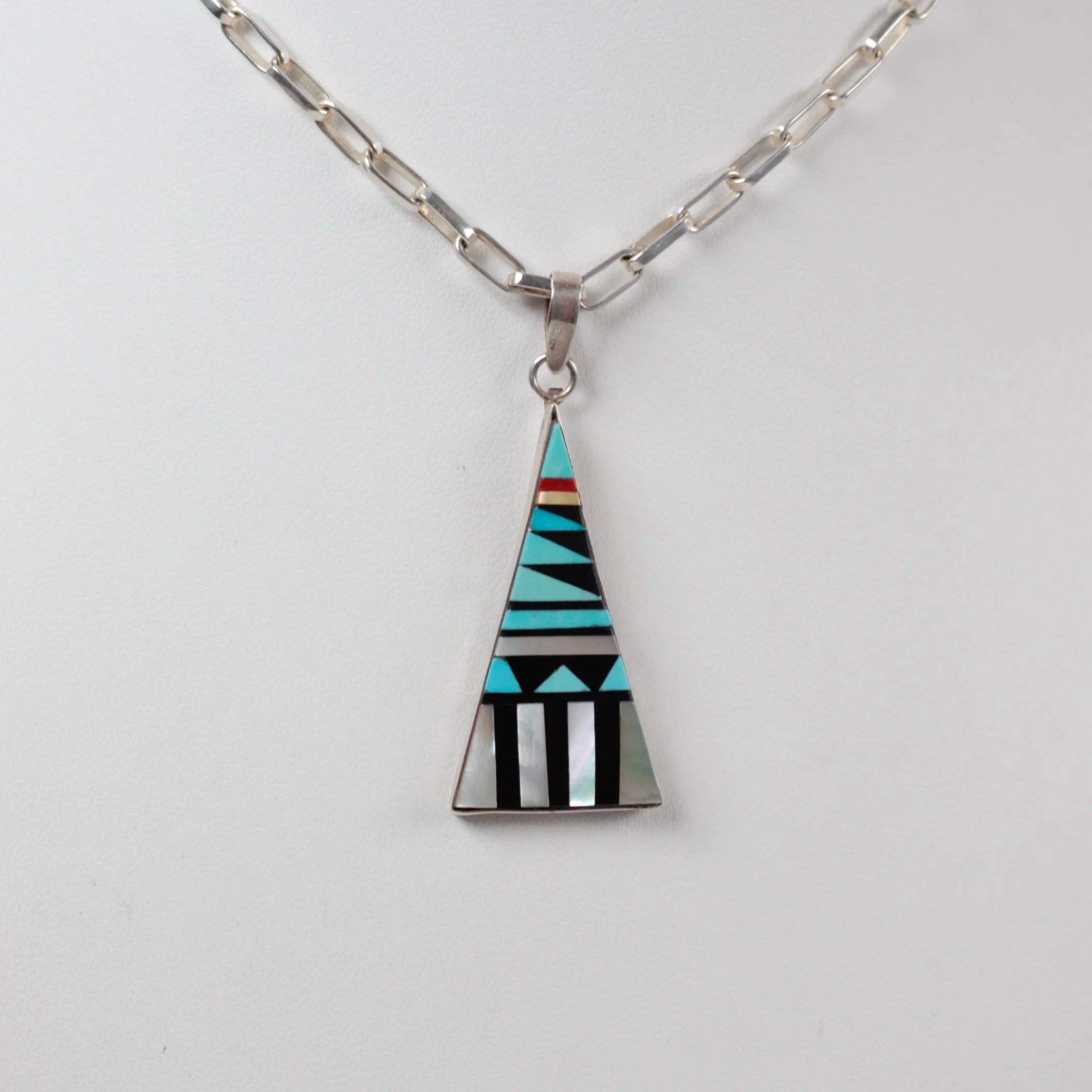 Zuni Inlay Pendant