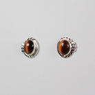 Tigers Eye Navajo Studs