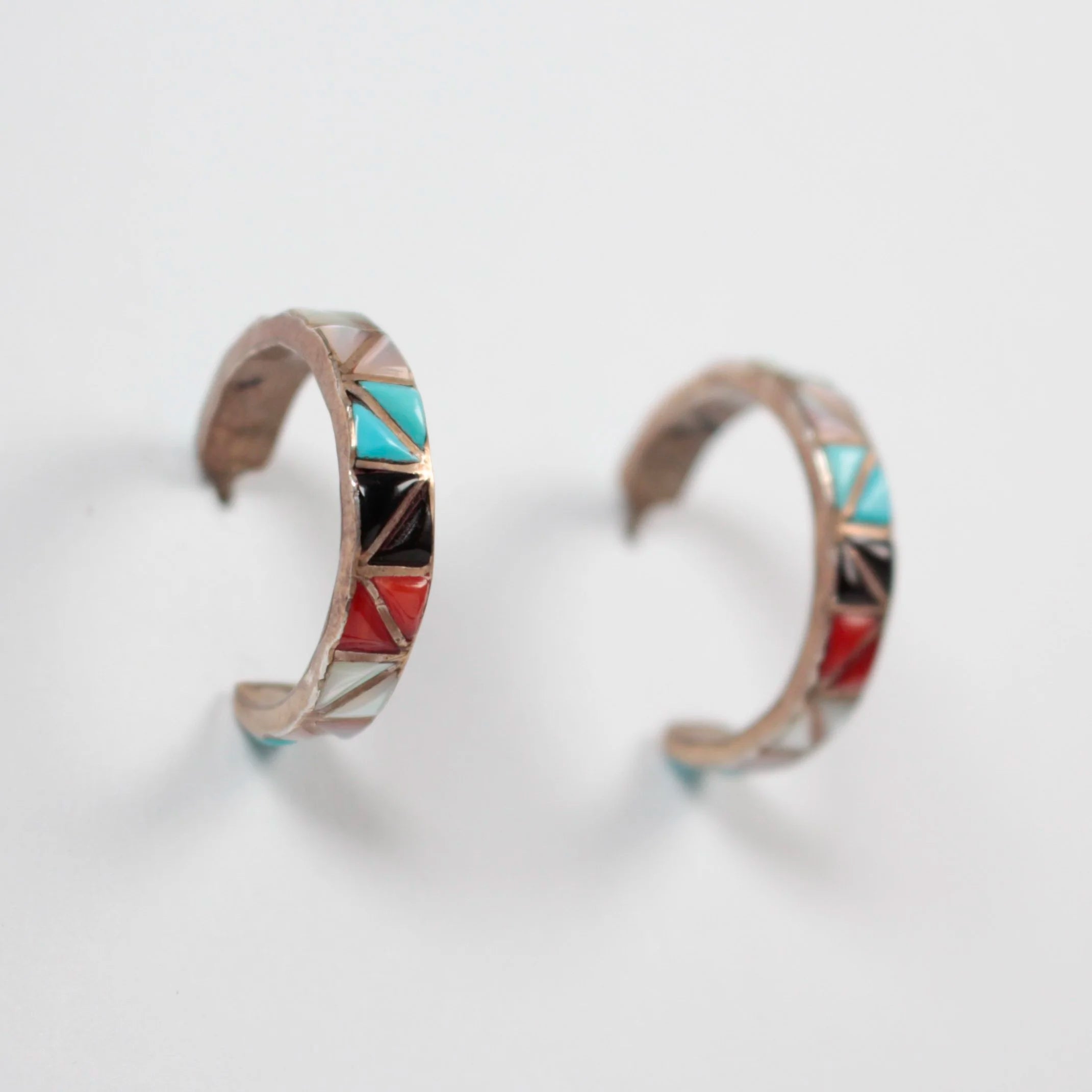 Vintage Zuni Hoops