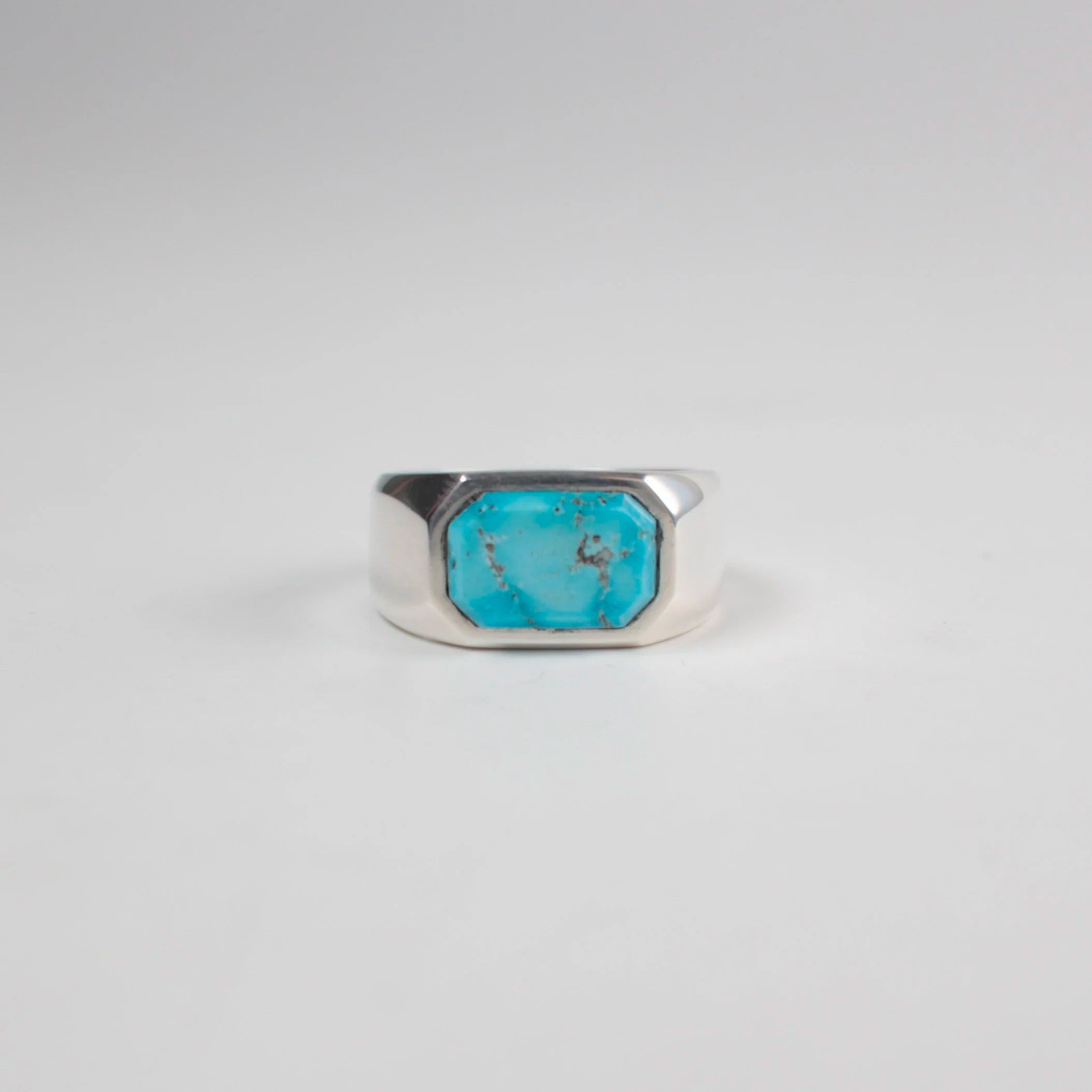 Sebastian Cilento - Narrow Brooklyn - Blue Bird Turquoise - Emerald Cut