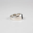 Sebastian Cilento - Brooklyn Signet - Emerald Cut Black Jade