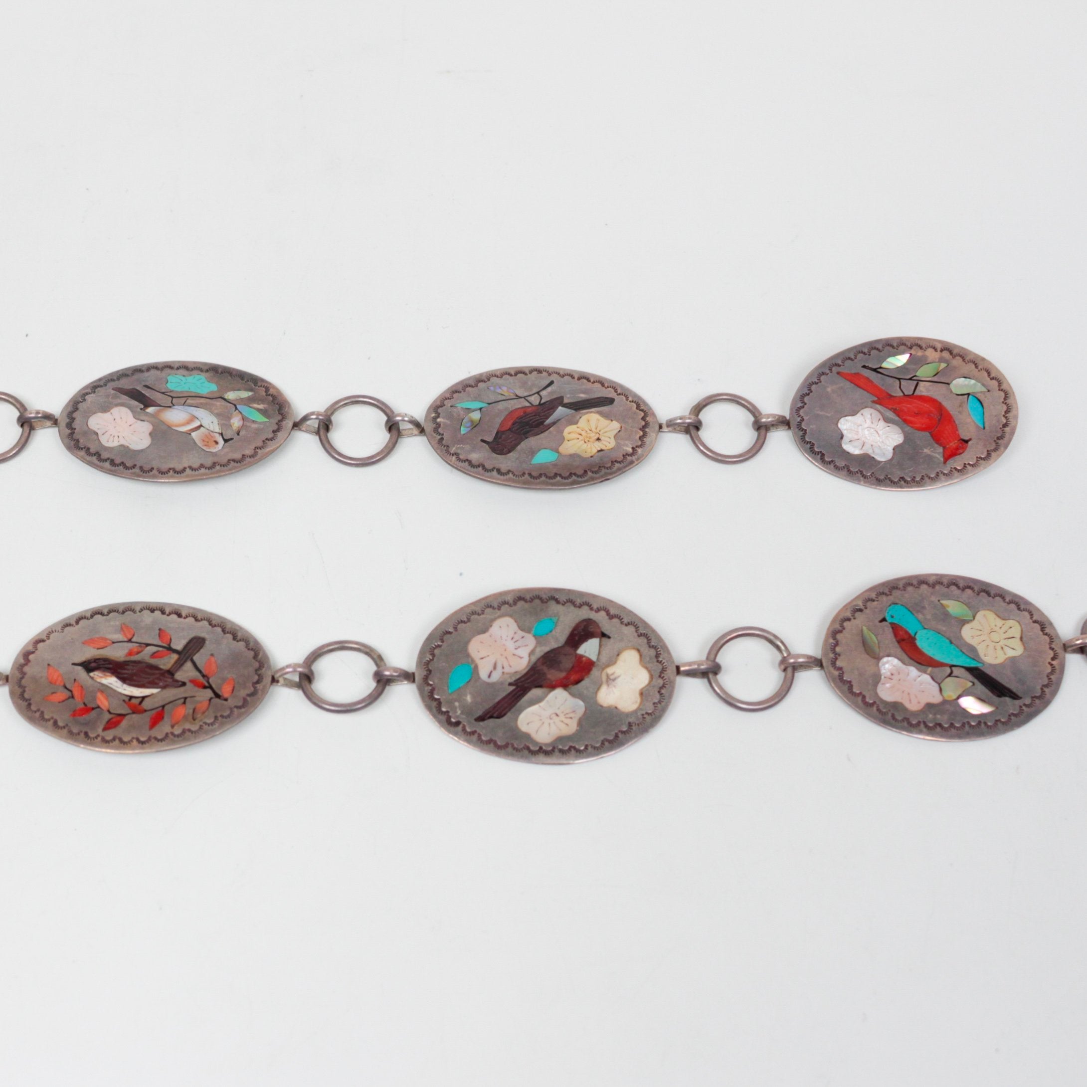 1960's Zuni Inlay Lady's Belt
