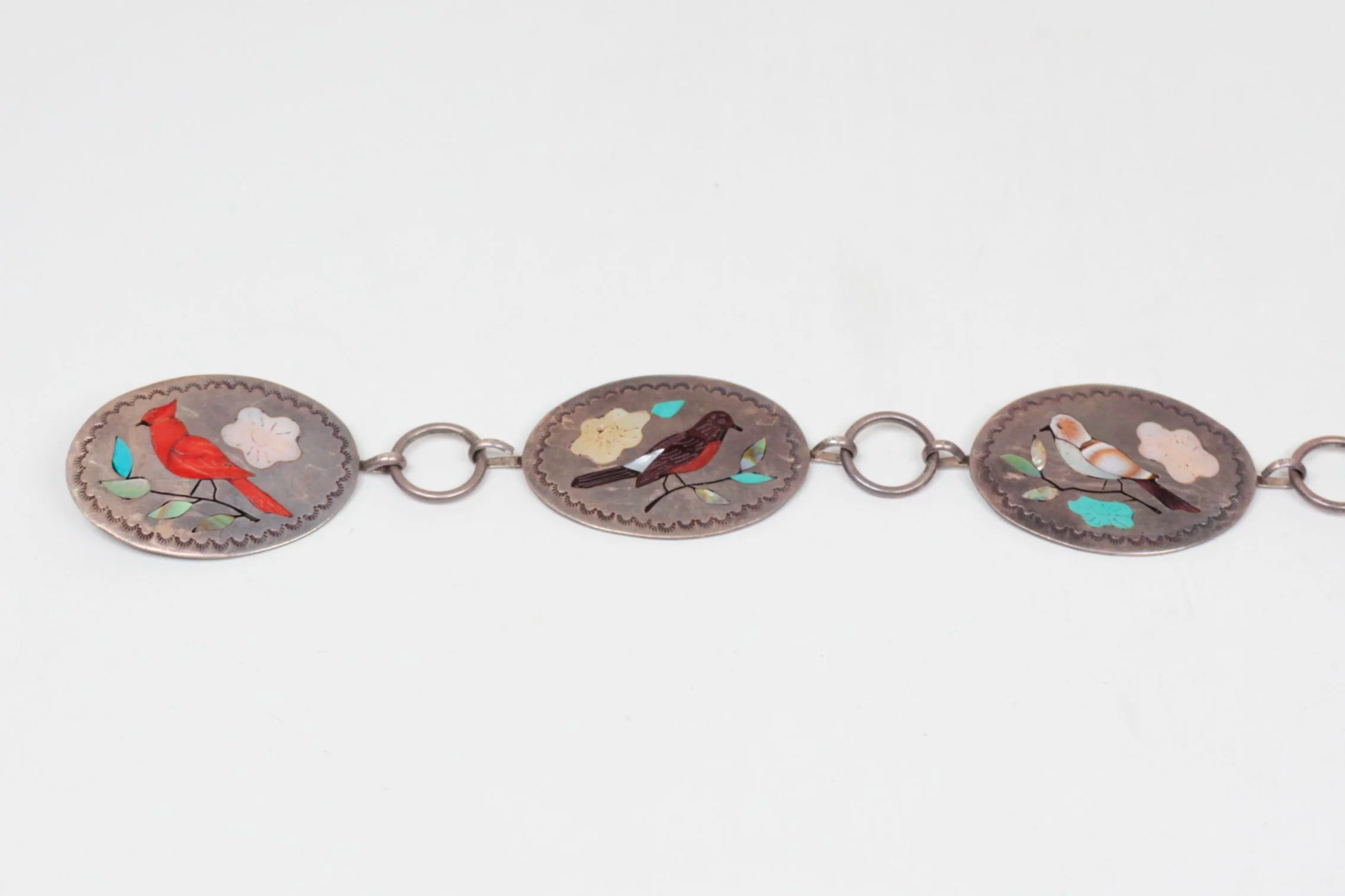 1960's Zuni Inlay Lady's Belt