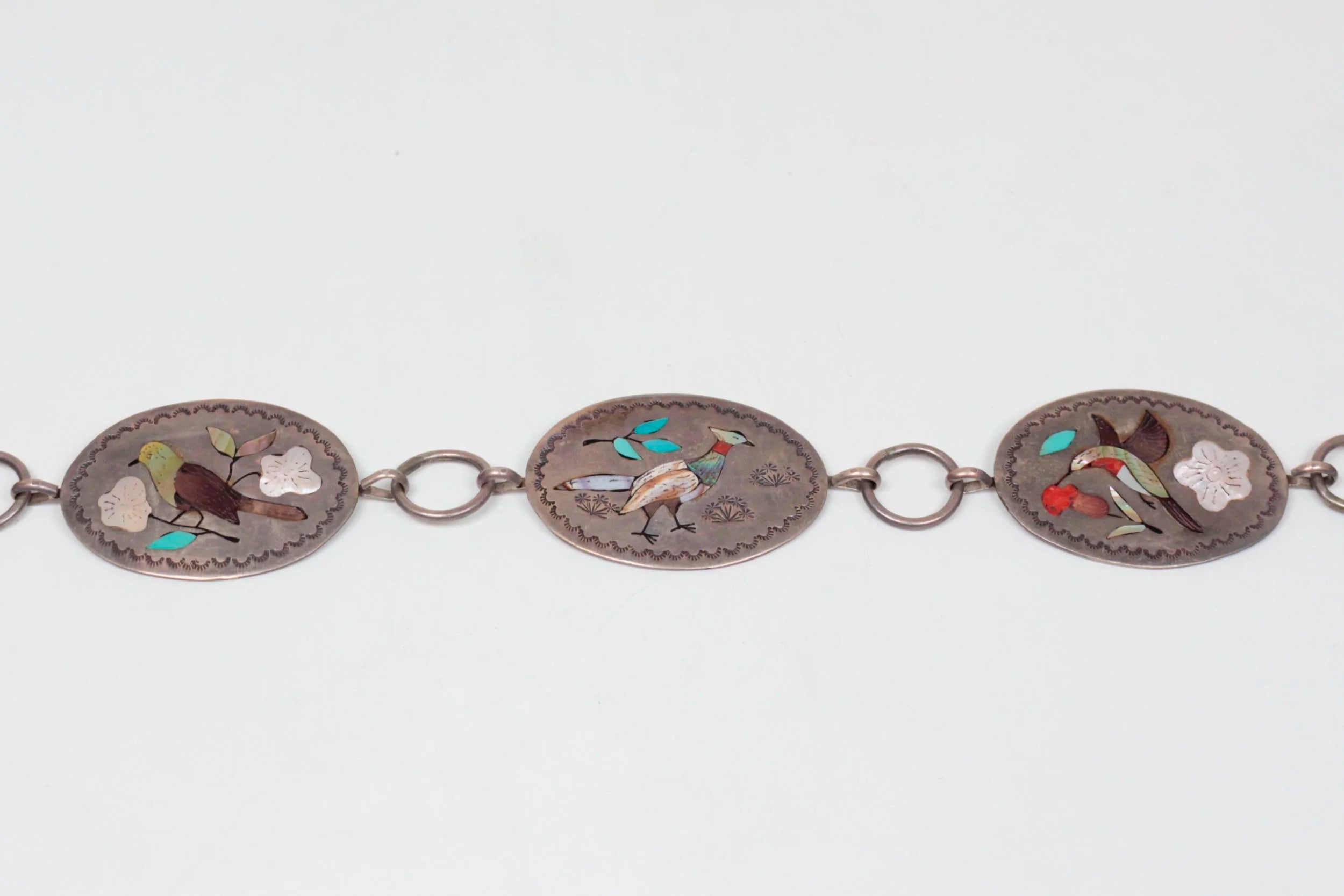 1960's Zuni Inlay Lady's Belt