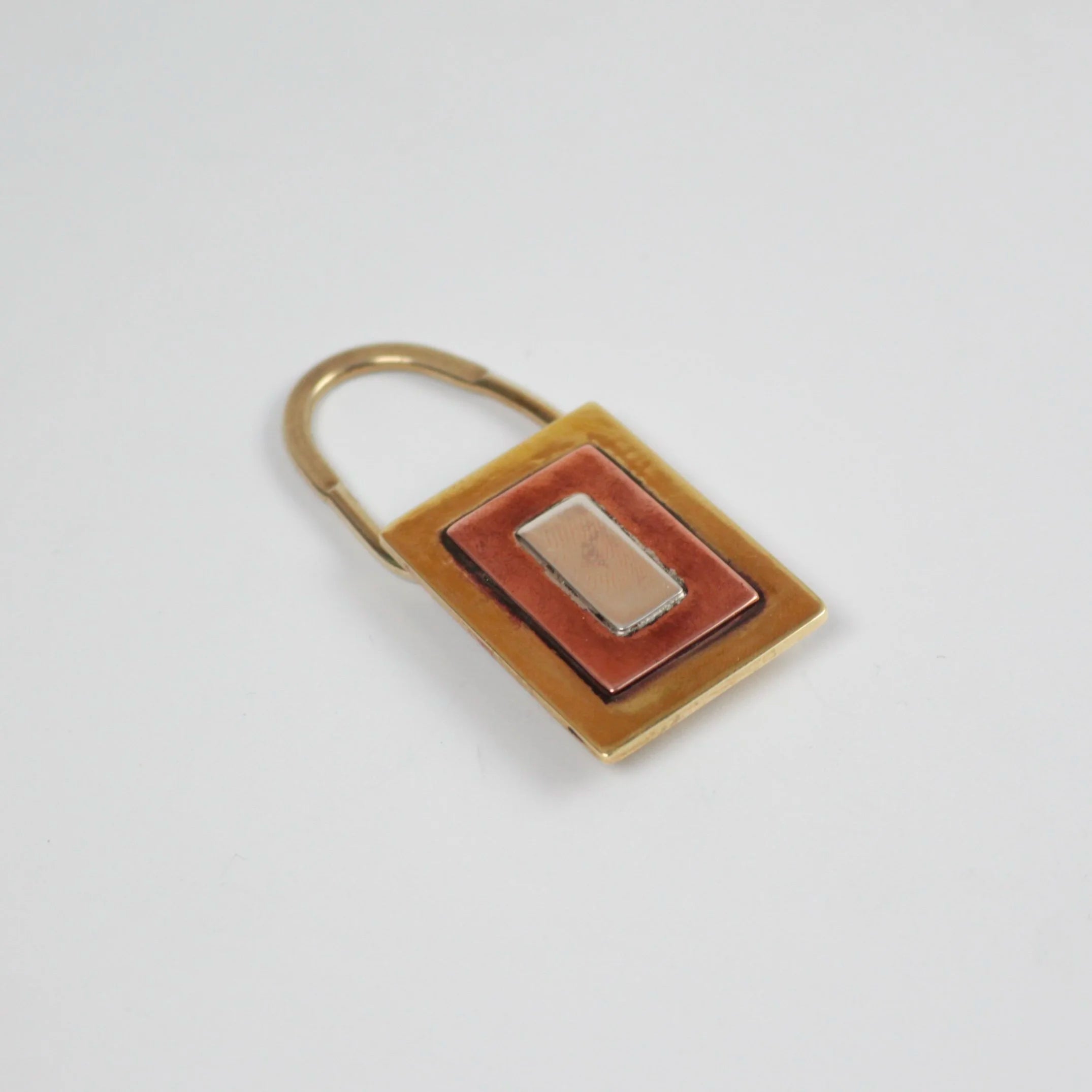 B.C. for South West Trader - Brass, Sterling & Copper Key Ring