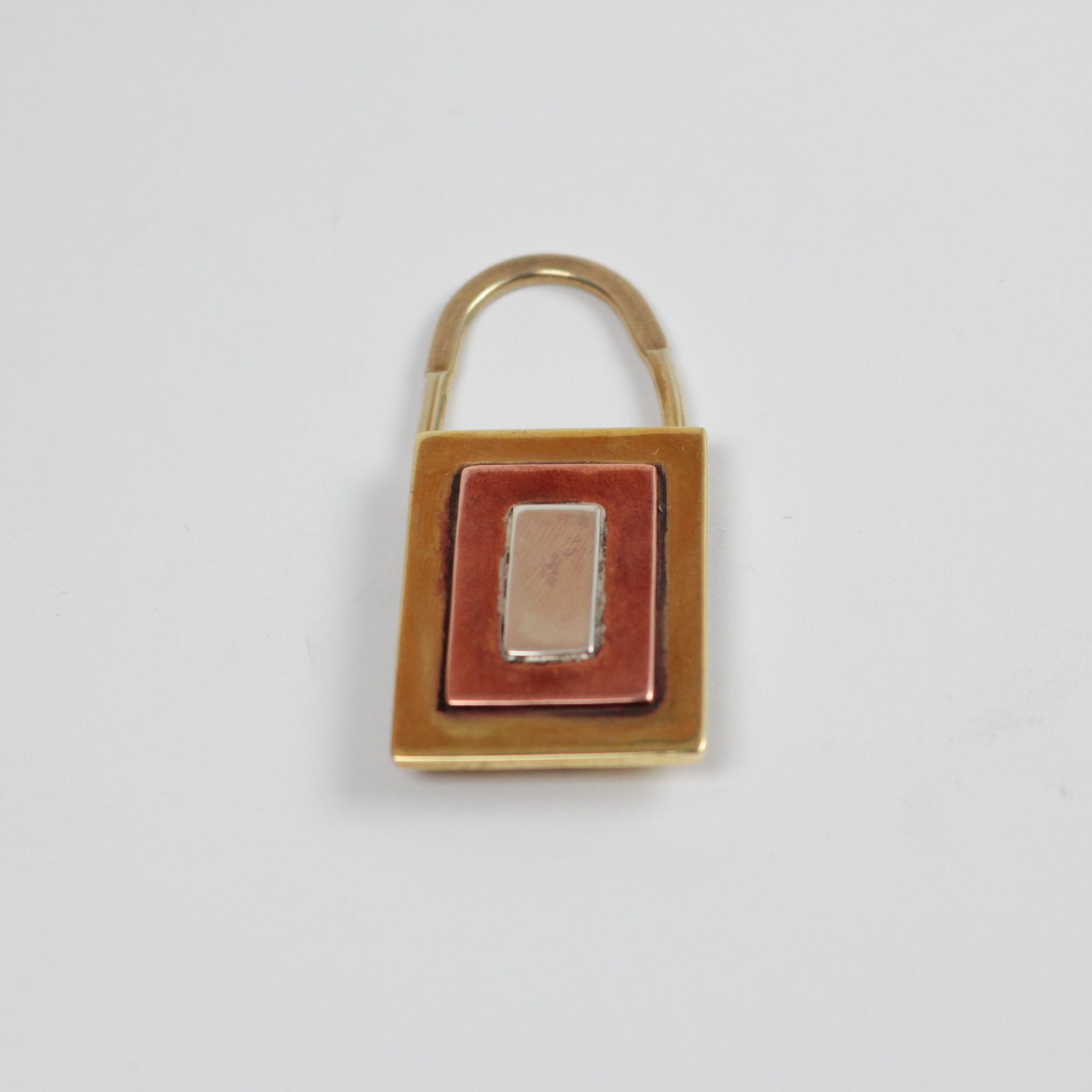 B.C. for South West Trader - Brass, Sterling & Copper Key Ring