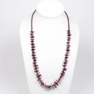 Purple Spondylus Heishi Necklace