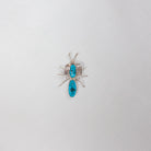 Navajo Kingman Turquoise Bug Pin