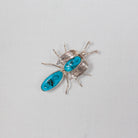 Navajo Kingman Turquoise Bug Pin
