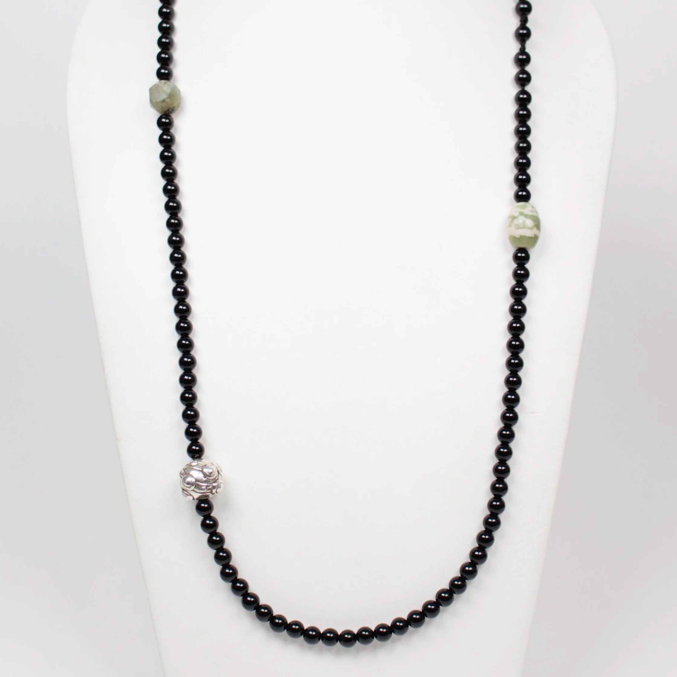B.C. for South West Trader - BC Onyx Beads with Labradorite & Sterling
