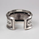 McKee Platero Single Stone Turquoise Inlay Cuff