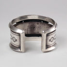 McKee Platero Single Stone Turquoise Inlay Cuff