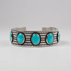 5 Stone Navajo Guild 1940s Cuff