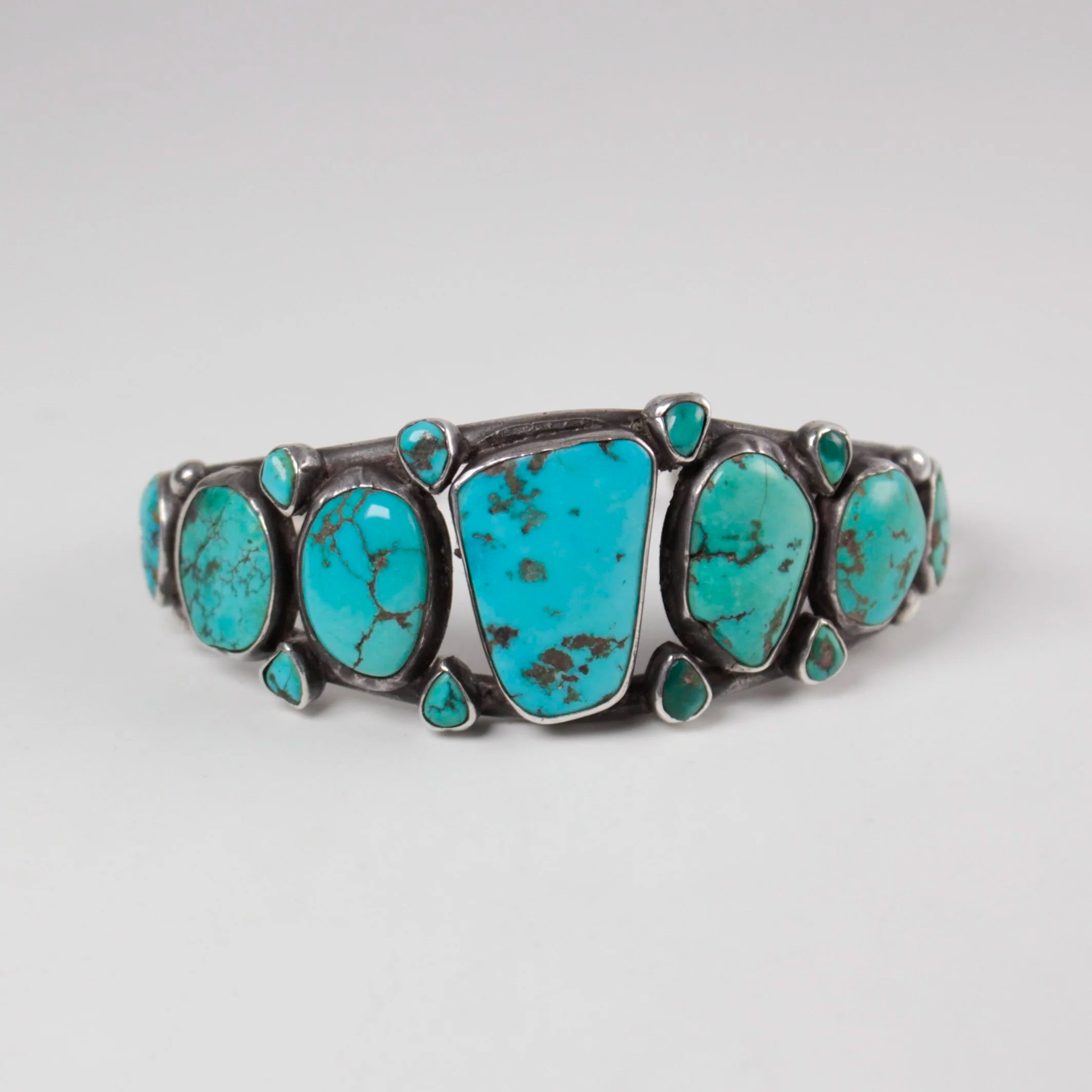 Early Pueblo Turquoise Inlay Cuff
