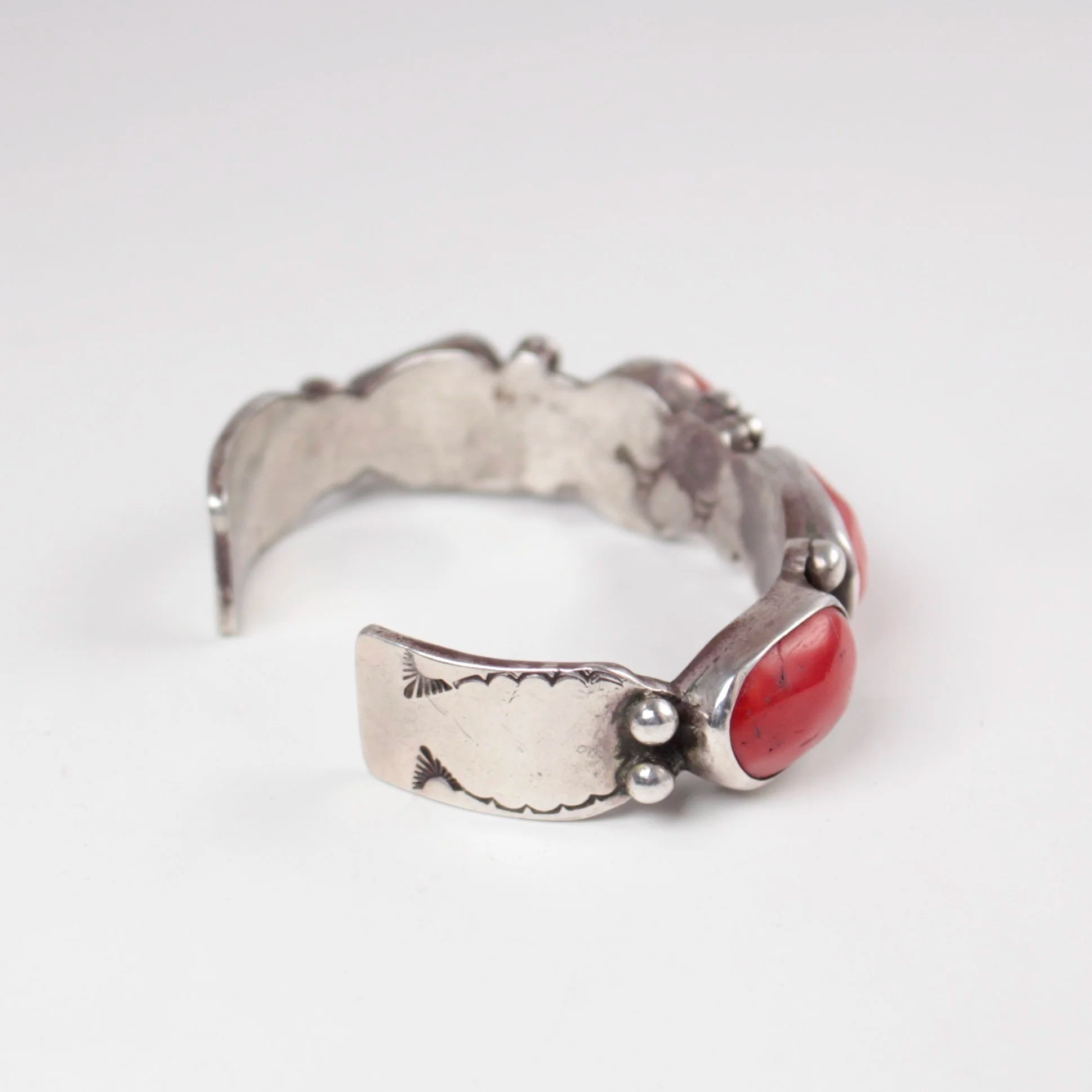 Mike Bird Romero Coral Inlay Cuff
