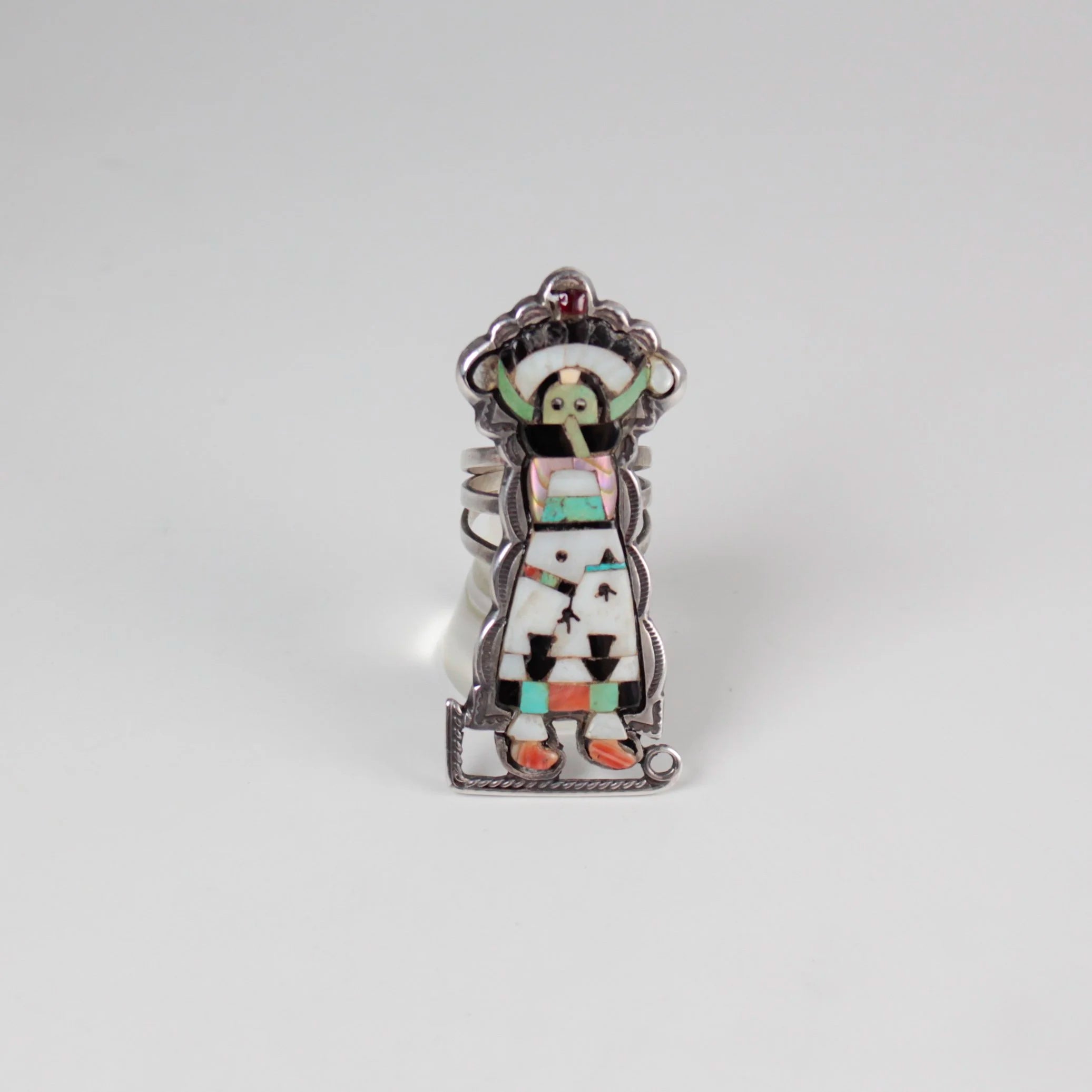 Leo Poblano Shalako Inlay Ring