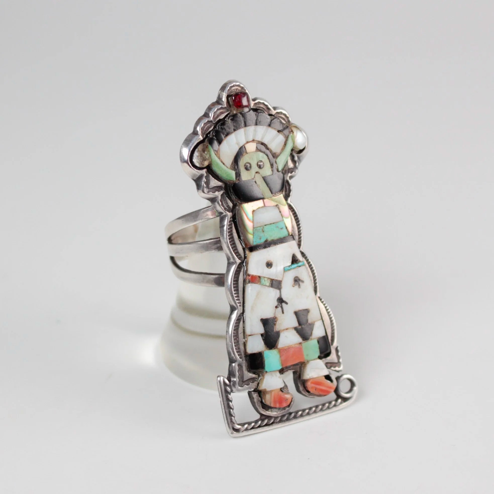 Leo Poblano Shalako Inlay Ring