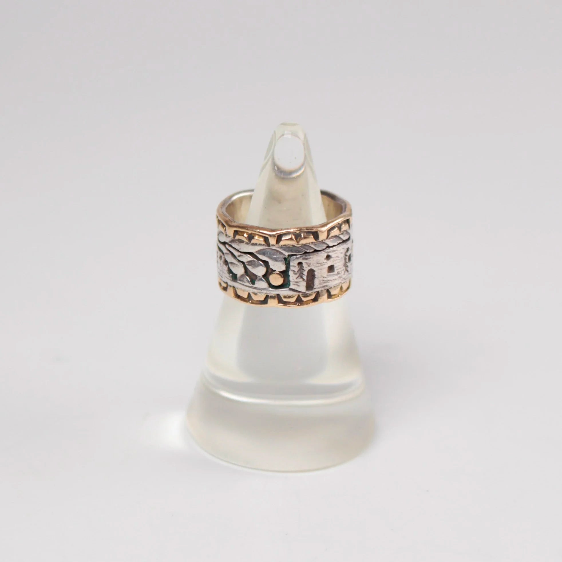 Pueblo Storyteller Ring 14k Gold
