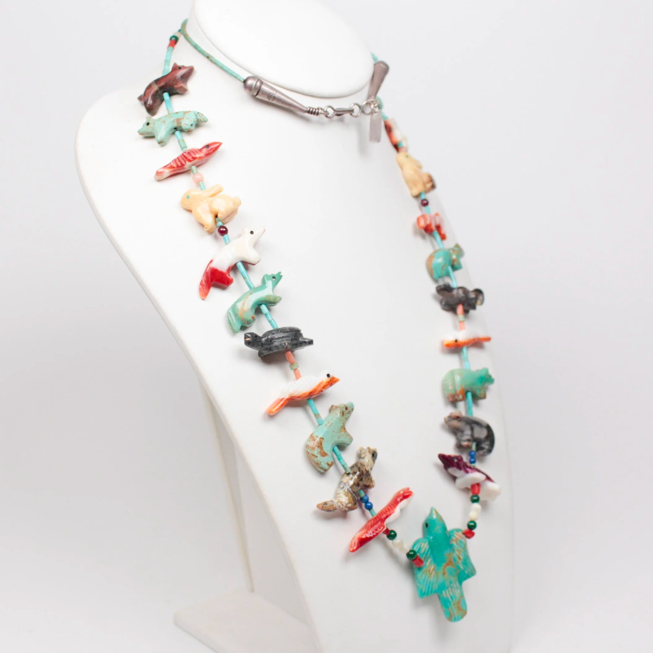Vintage Zuni Fetish Necklace