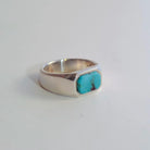 Sebastian Cilento - Narrow Brooklyn Signet - Red Mountain Turquoise