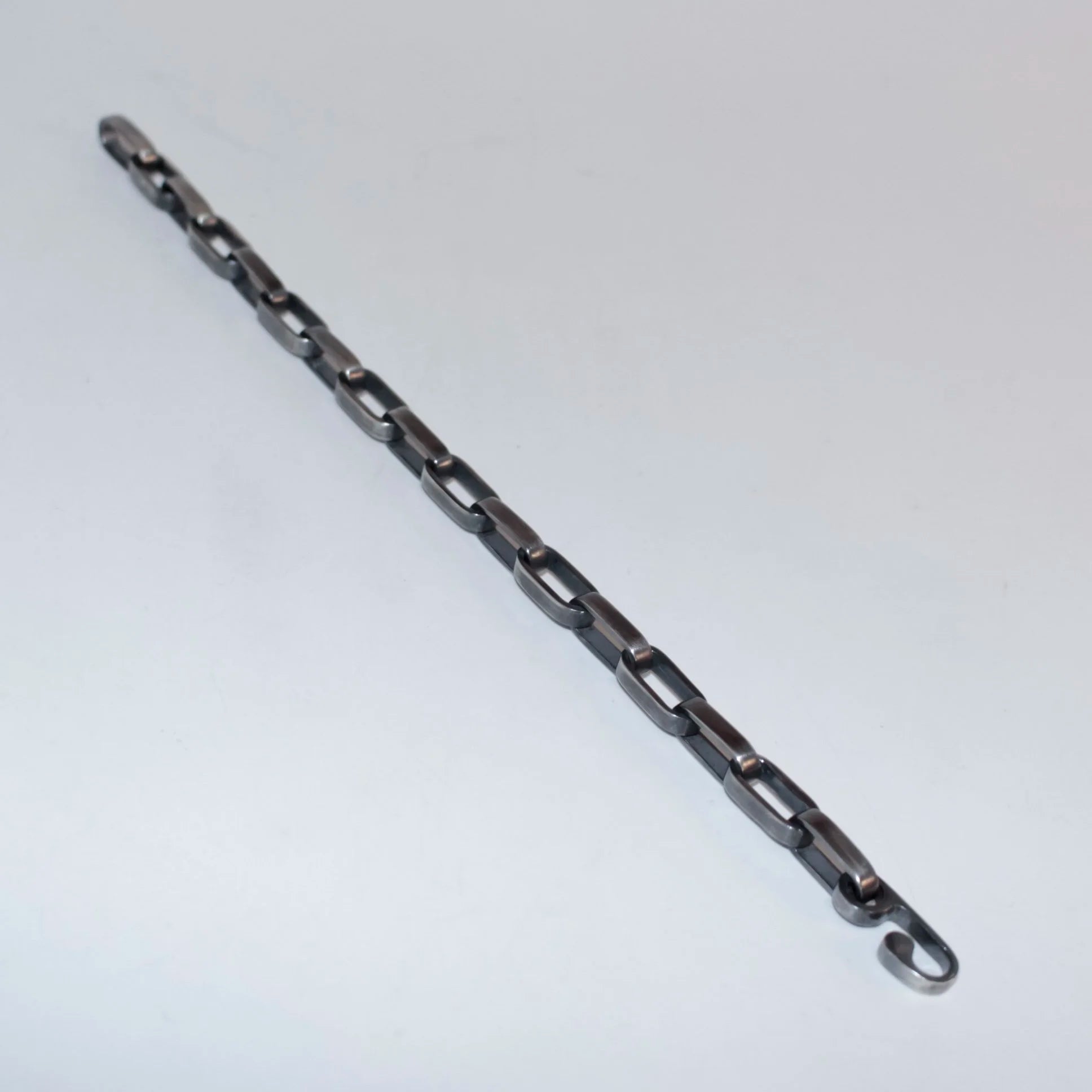 B.C. for South West Trader - Oxidised Large Trader Link Chain Bracelet