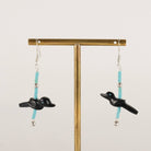 Vintage Zuni Bird Fetish Earrings