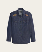 Pendleton - GAMBLER DENIM SHIRT DARK DENIM/TUMALO