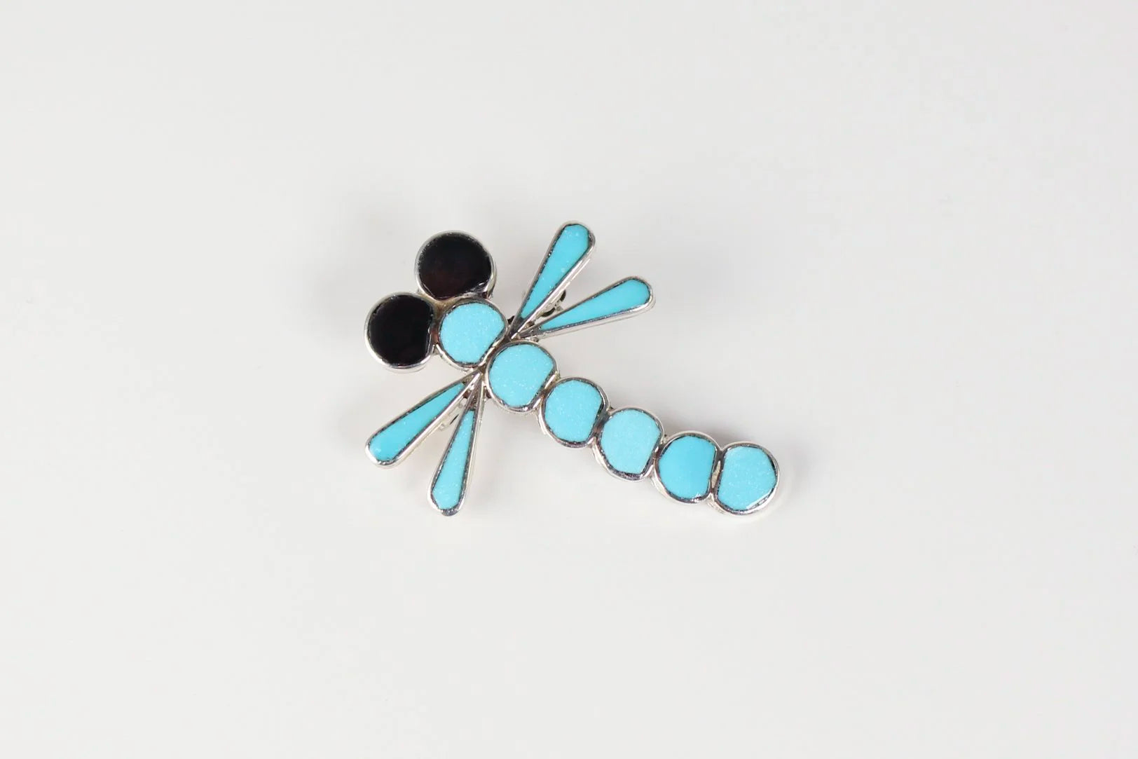 Zuni Inlay Dragonfly Pin