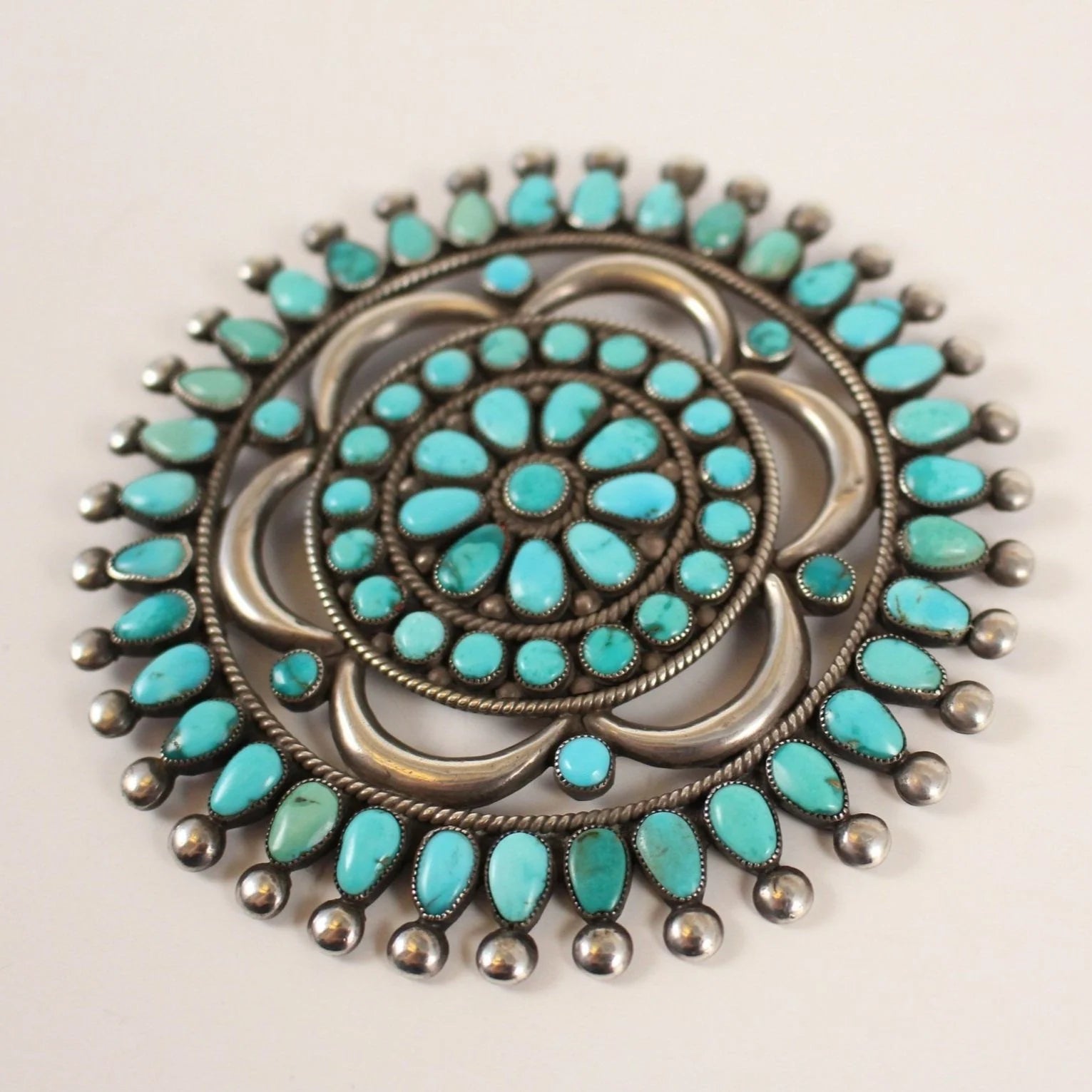 Vintage Zuni Manta Pin