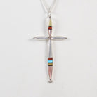 Zuni Multi stone Inlay Cross