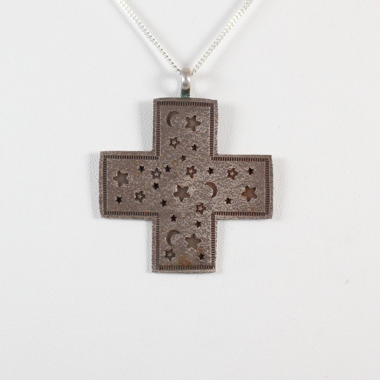 Navajo Stamped Plus Pendant
