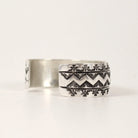 Navajo Wide Heavy Stamped Cuff