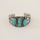 1940's Vintage Navajo 3 Stone Cuff