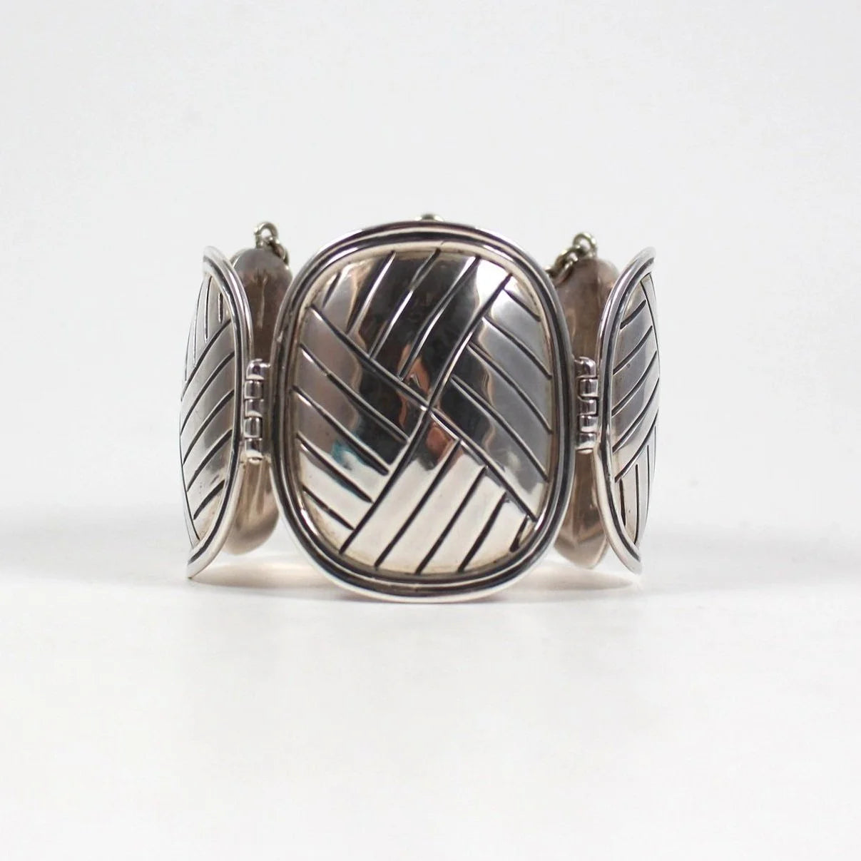 William Spratling - 'Petate' Basketweave Bracelet