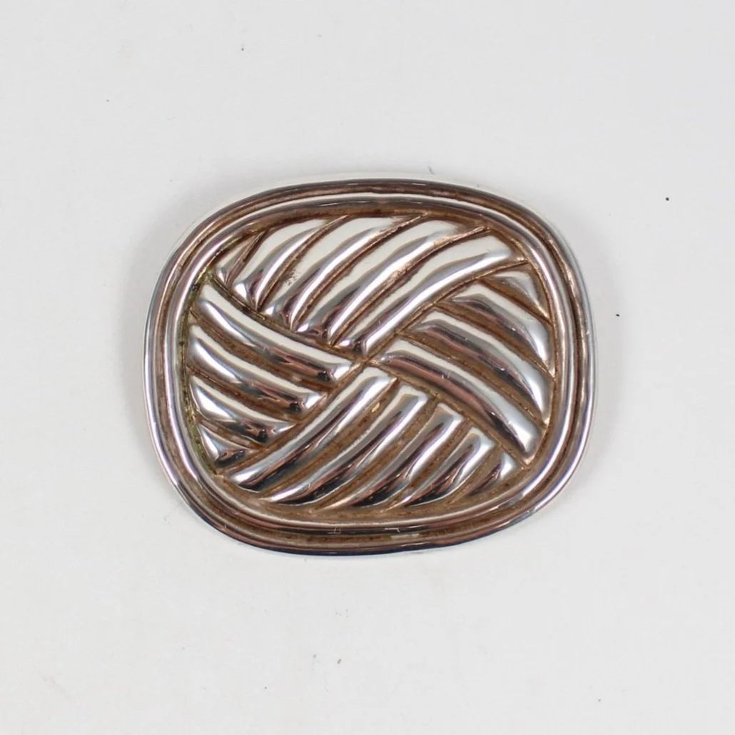 William Spratling - 'Petate' Basket Weave Brooch
