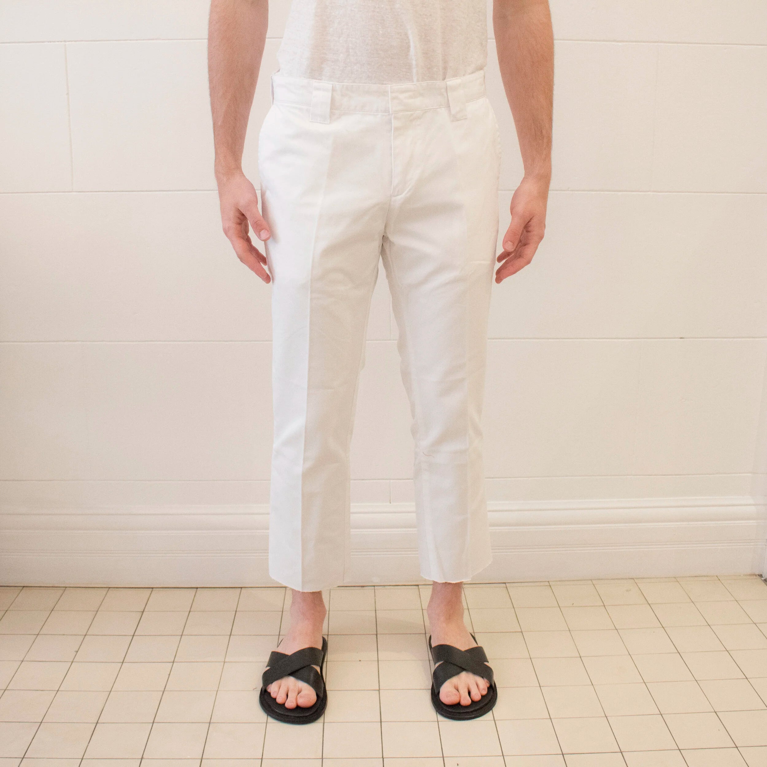 Non-Type - Tapered Leg Pants White
