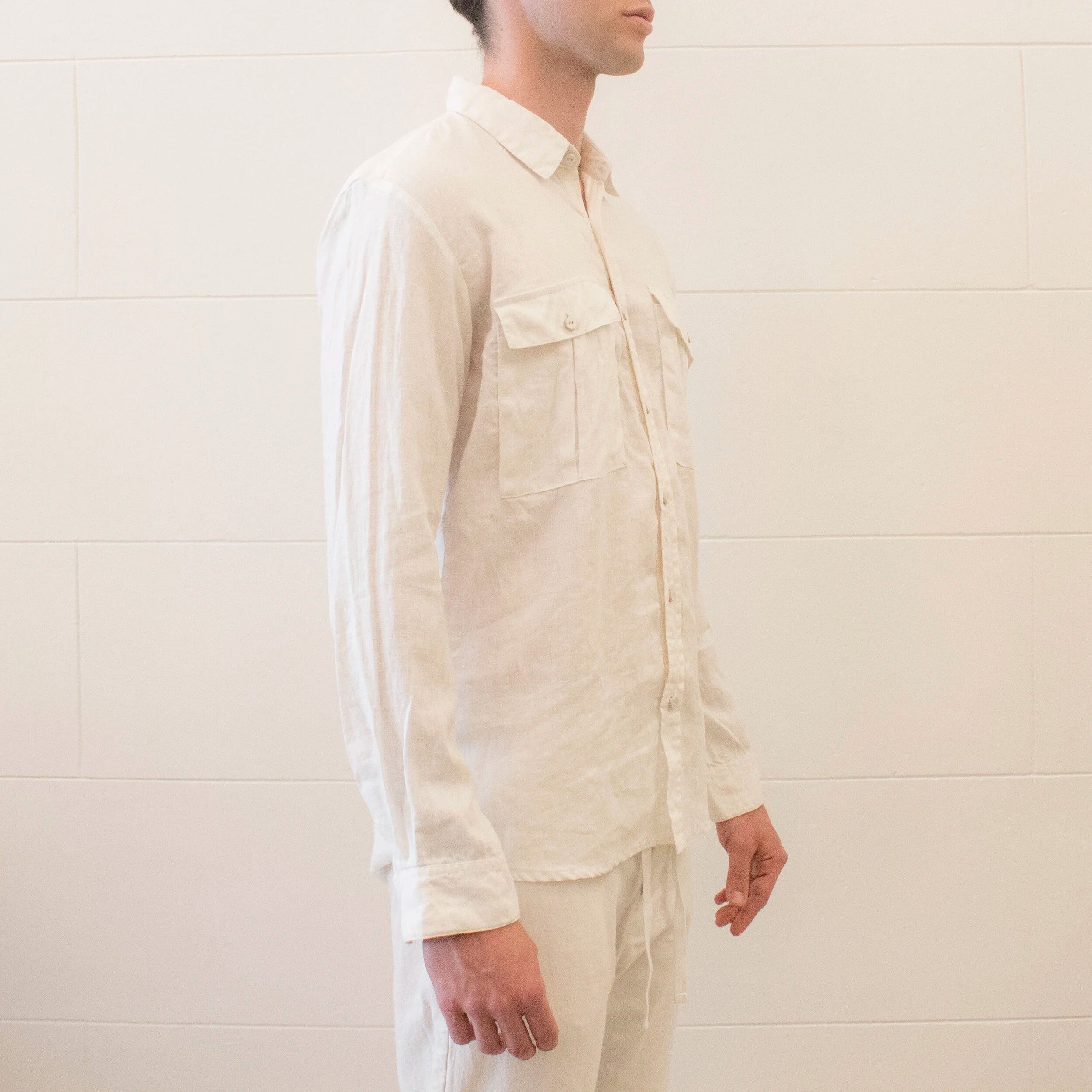 Non-Type - Cargo Shirt linen White